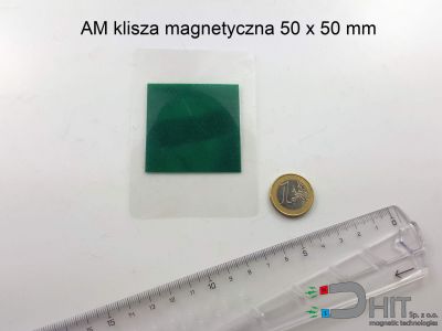 AM klisza magnetyczna 50 x 50 mm  - dodatki do magnesu neodymowego