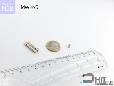 MW 4x5 N38 magnes walcowy
