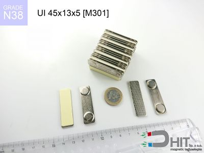 UI 45x13x5 [M301] N38 - mocowania magnetyczne do identyfikatorów