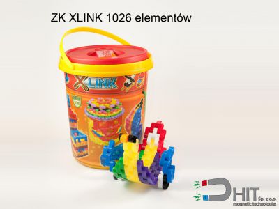 ZK XLINK 1026 elementów  - konstrukcyjne układanki xlink 1026